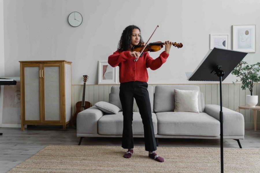 violin posture